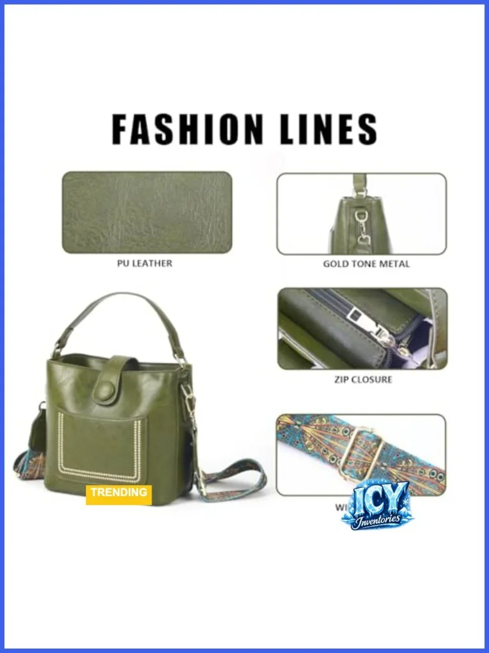 Small Vegan Leather Crossbody Bag with Adjustable Strap for Women